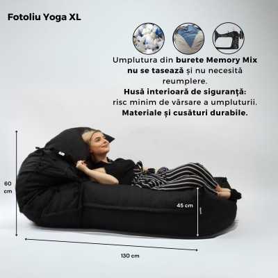 Fotoliu Yoga XL si Perna